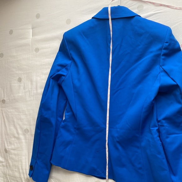 Mango Cobalt Blue Blazer Size 6 - NWT - Picture 8 of 9